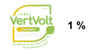 Label Vertvolt engagé - 1%