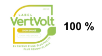 Label Vertvolt engagé - 100%