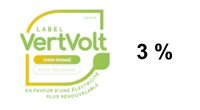 Label Vertvolt engagé - 3%