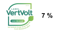 Label Vertvolt très engagé - 7%