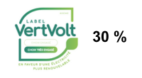 Label Vertvolt très engagé - 30%